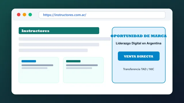 Modelo de aplicación comercial y proyectos digitales para instructores.com.ar