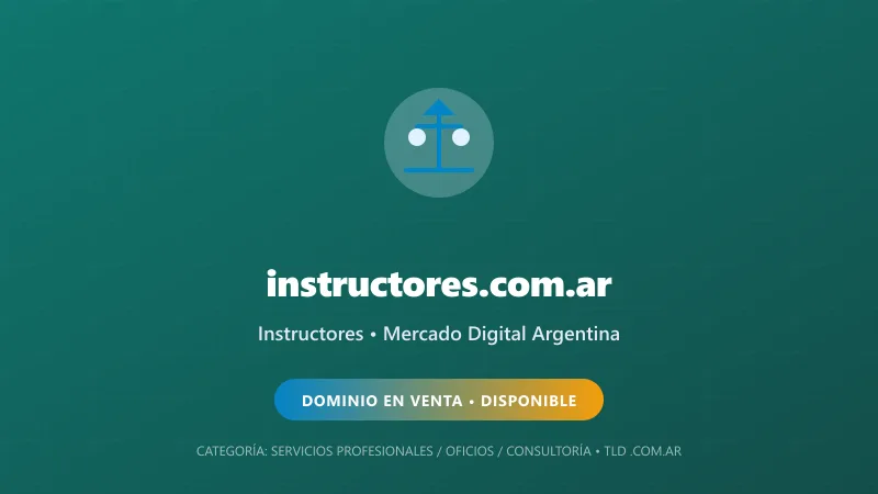 Identidad gráfica y activo digital para Instructores en Argentina